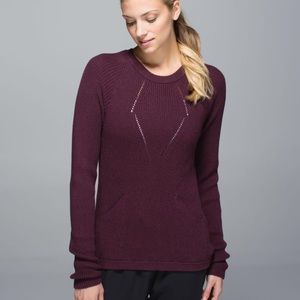 Lululemon knit sweater with pockets